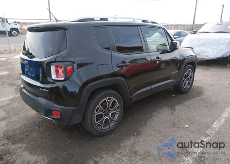 2016 Jeep Renegade Limited z USA, uszkodzony, nr VIN ZACCJADT6GPC91192